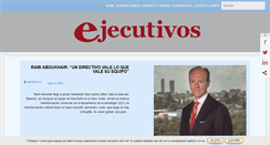 Desktop Screenshot of ejecutivos.es