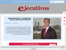 Tablet Screenshot of ejecutivos.es